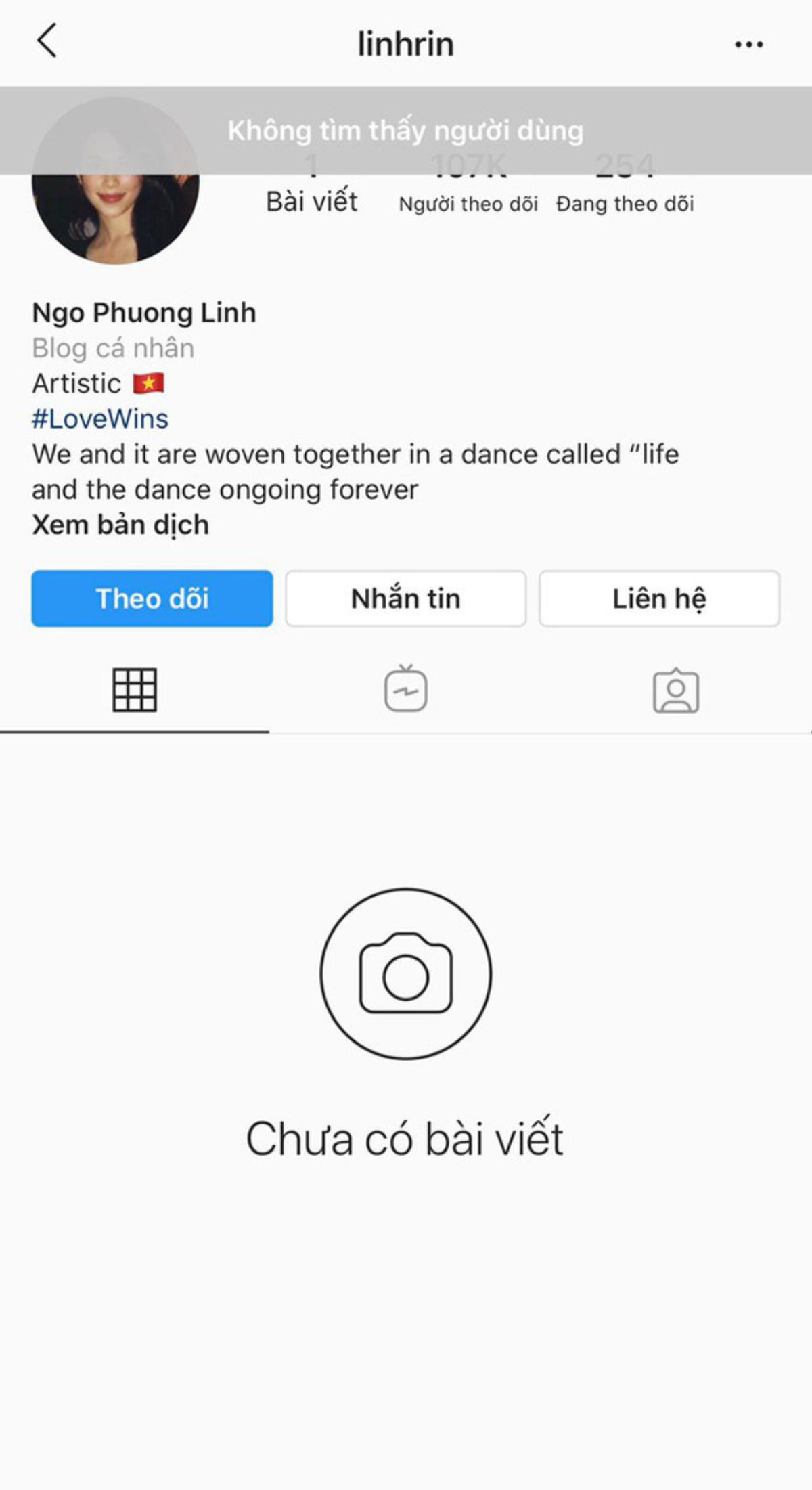 Linh Rin khoá tài khoản Instagram giữa tin đồn rạn nứt với Phillip Nguyễn Ảnh 2