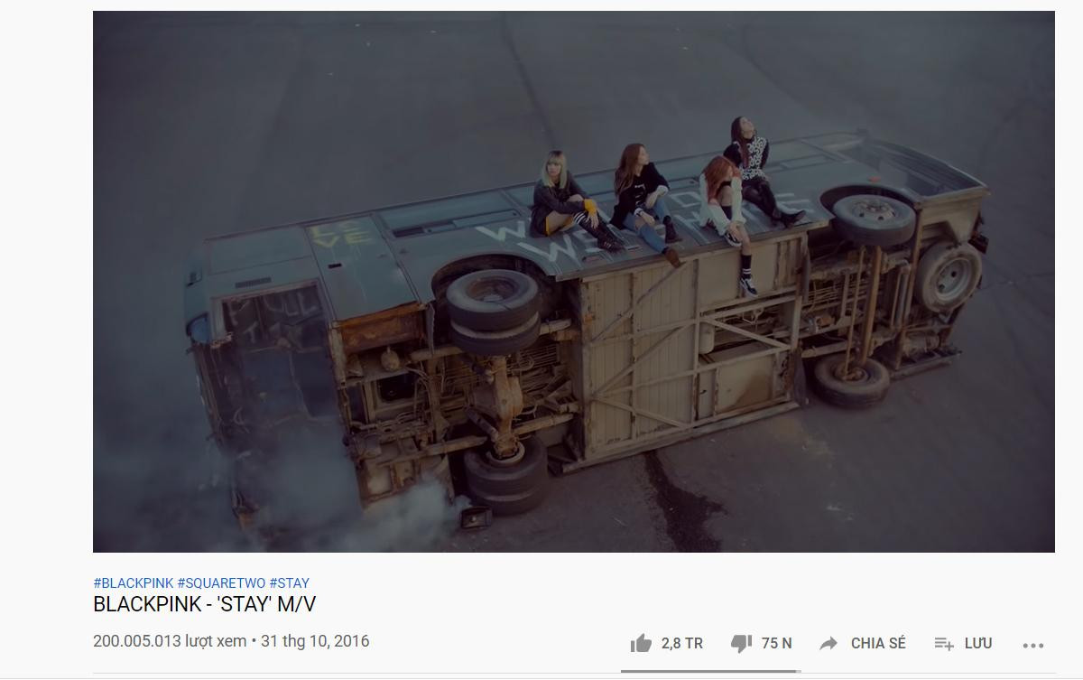 Sau 4 năm, MV Stay của BlackPink chính thức vượt mốc 200 triệu lượt xem Ảnh 2