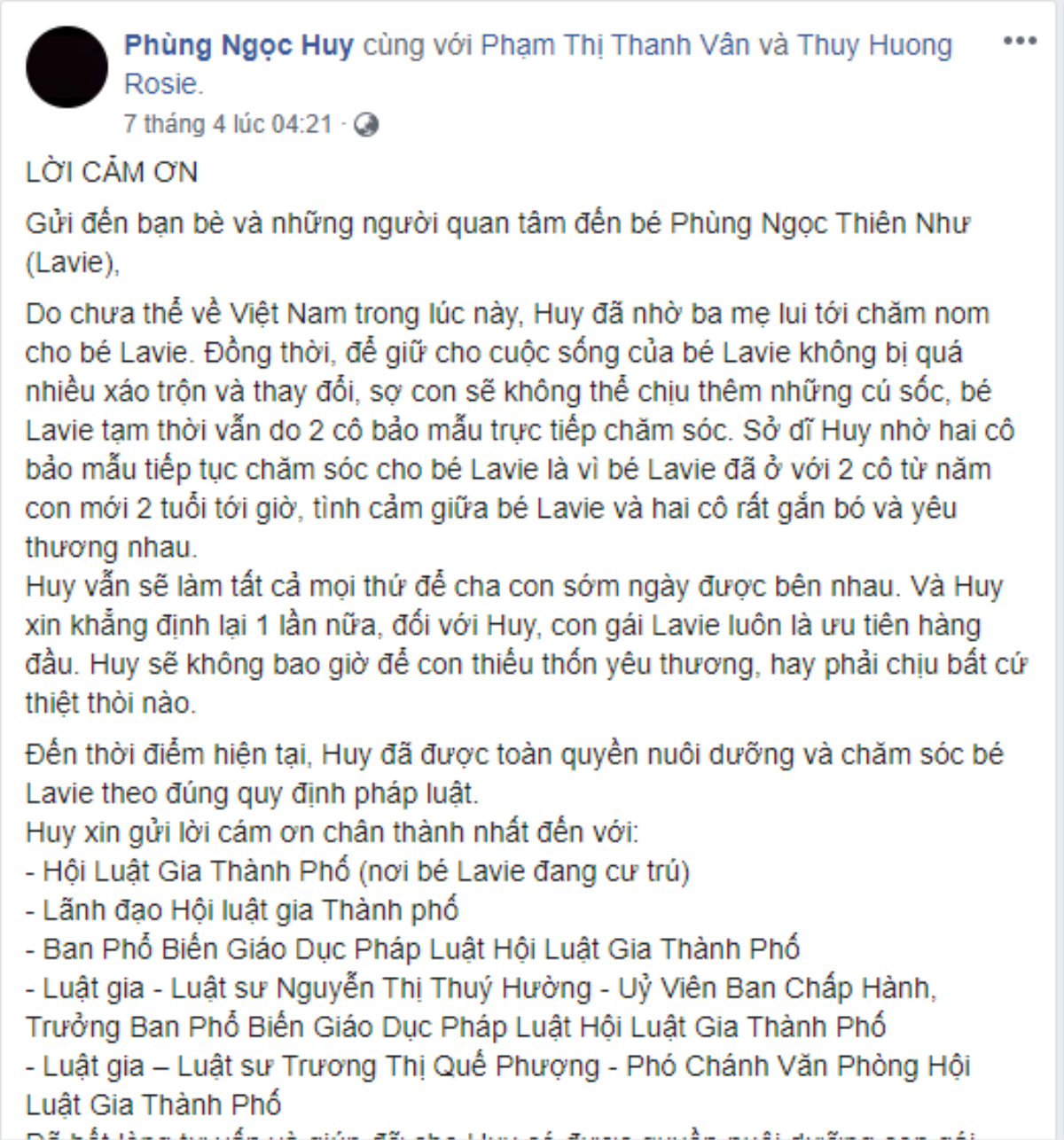 Cựu quản lý Mai Phương gay gắt lên tiếng khi Phùng Ngọc Huy bị tố không yêu thương con gái Ảnh 1