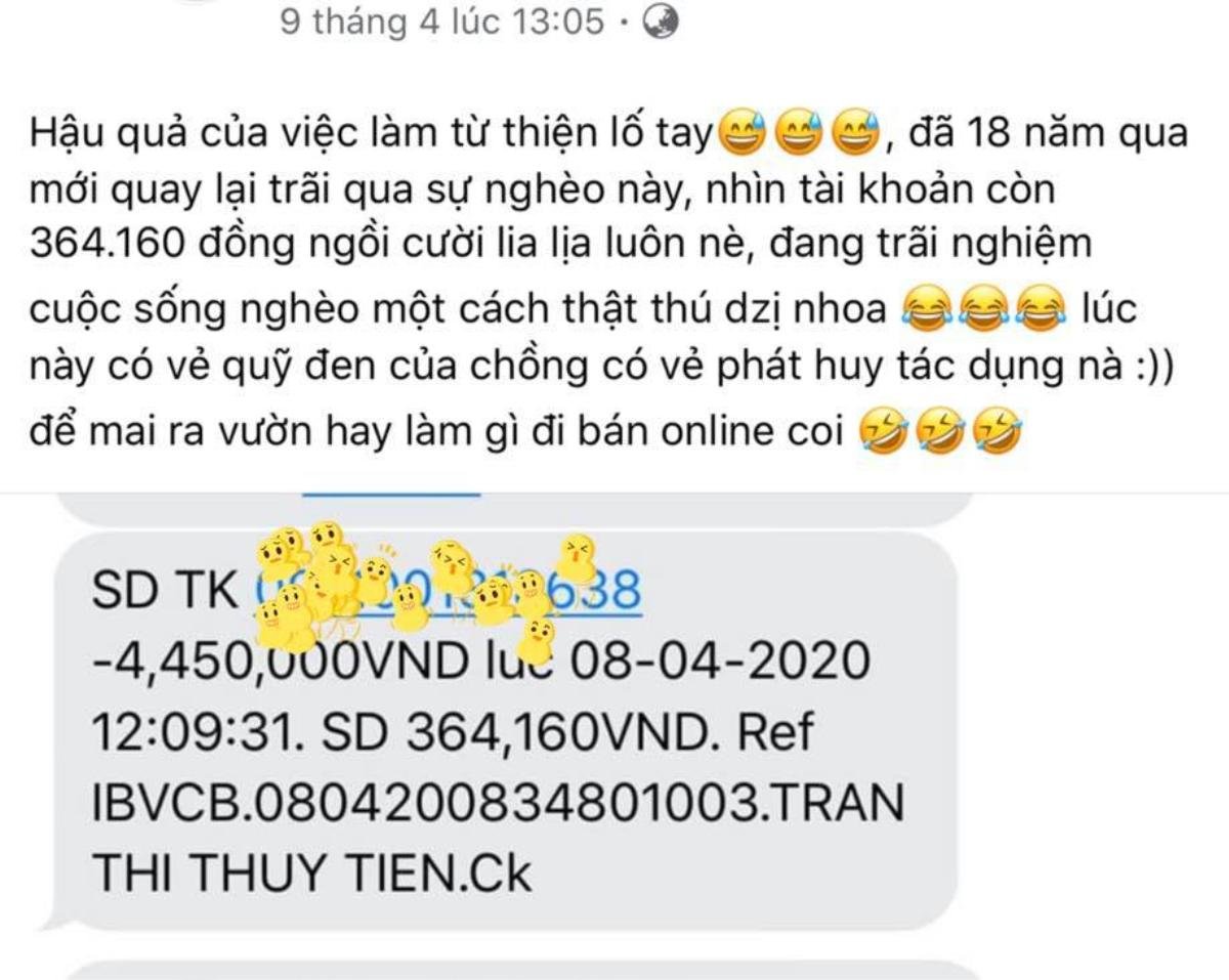 Để lộ tài khoản còn hơn 300 nghìn, Thuỷ Tiên dốc cạn tâm tình về chuyện từ thiện Ảnh 3