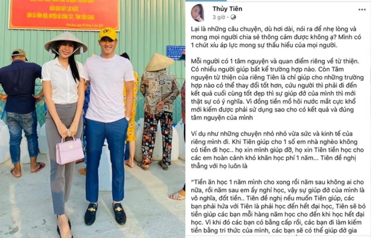 Để lộ tài khoản còn hơn 300 nghìn, Thuỷ Tiên dốc cạn tâm tình về chuyện từ thiện Ảnh 1