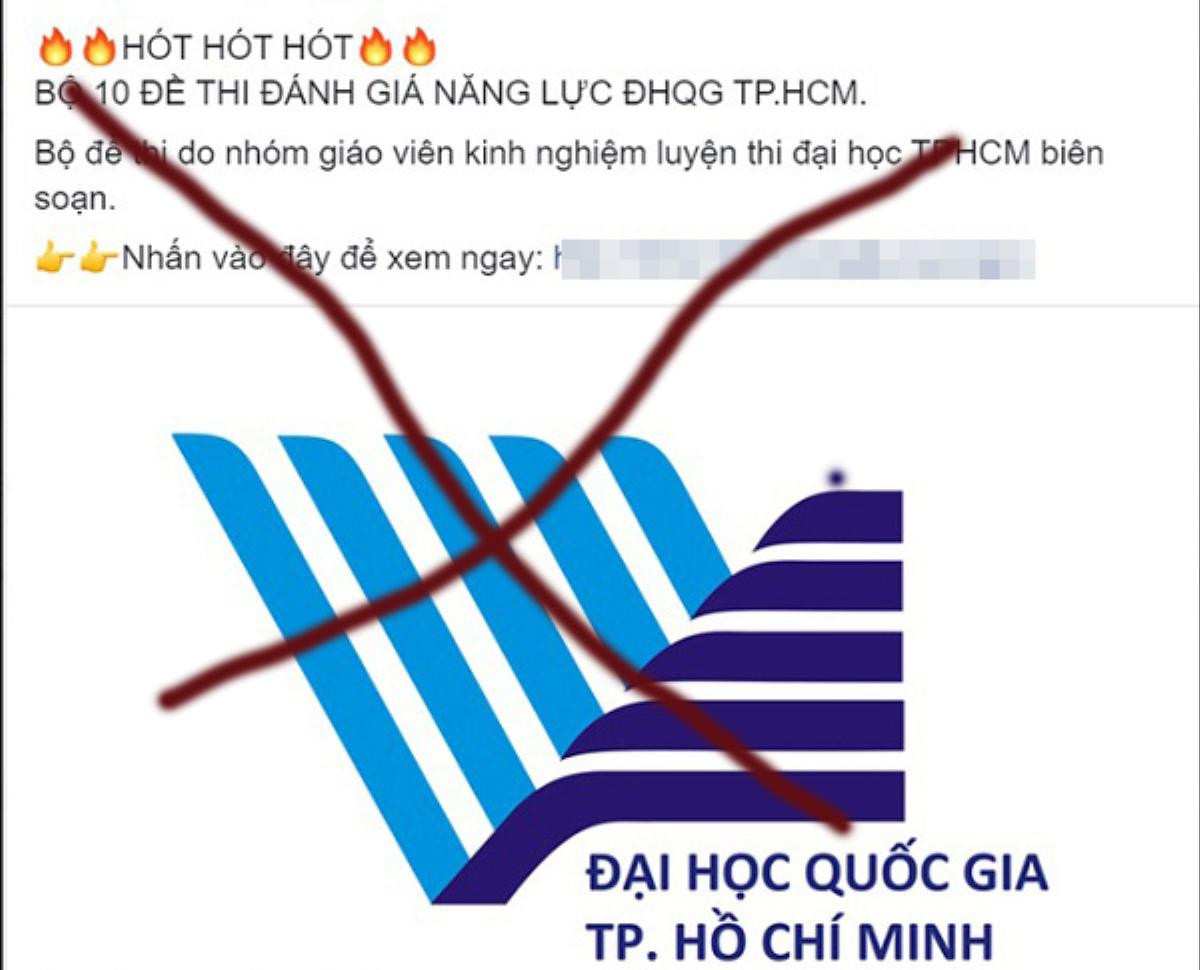 Xuất hiện nhiều trường hợp mạo danh ĐHQG TP.HCM để bán tài liệu ôn thi đánh giá năng lực Ảnh 2