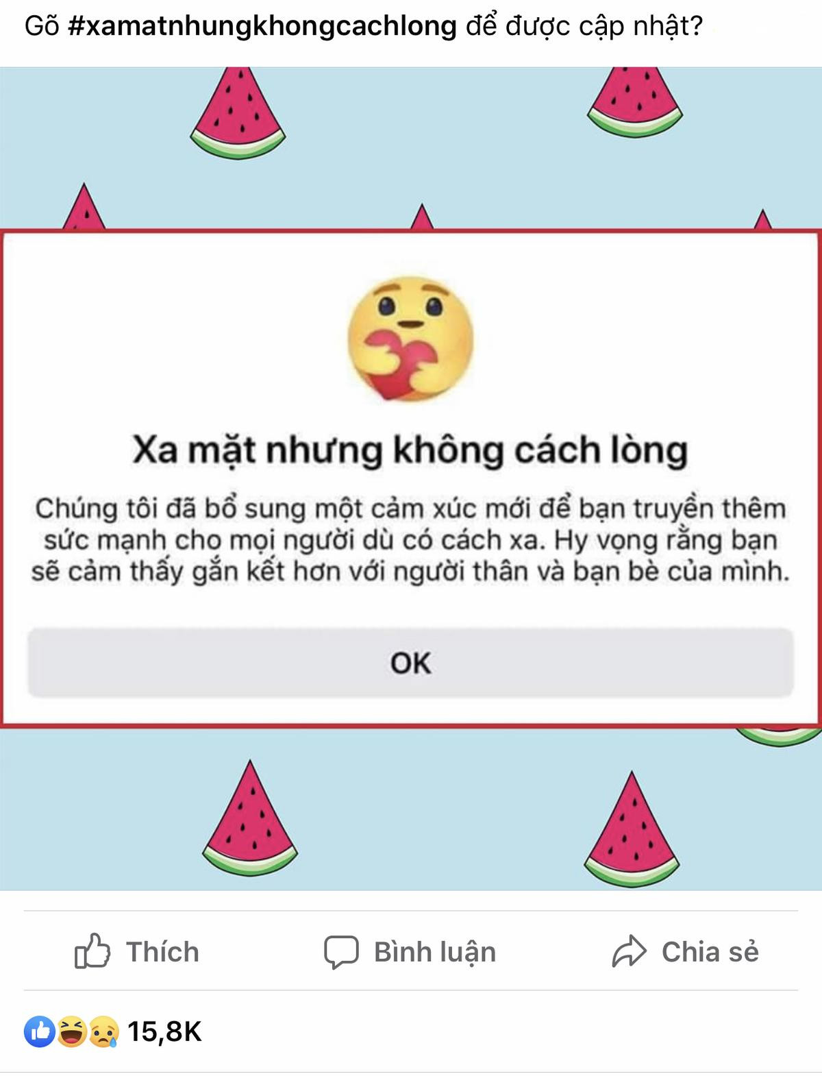 Người dùng Facebook Việt bị lừa gõ 'xa mặt nhưng không cách lòng' để được cập nhật biểu tượng cảm xúc 'thương thương' Ảnh 3