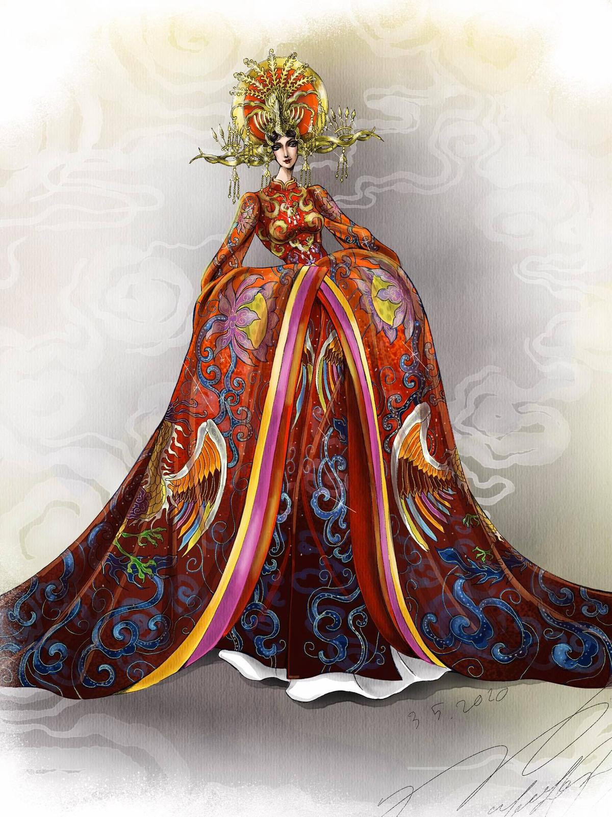 Xuất hiện National Costume 'khủng': Hoàng Thùy sẽ thi Miss Supranational, Mâu Thủy - Thúy Vân được triệu hồi? Ảnh 1