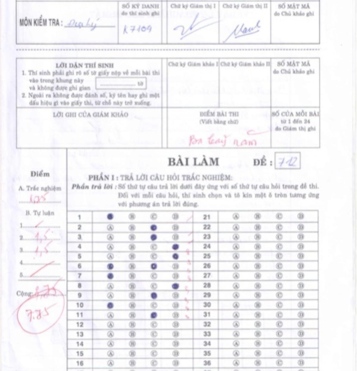 167/169 bài kiểm tra học kỳ 1 được chỉnh sửa điểm, nâng từ 0,75 - 7 điểm Ảnh 2