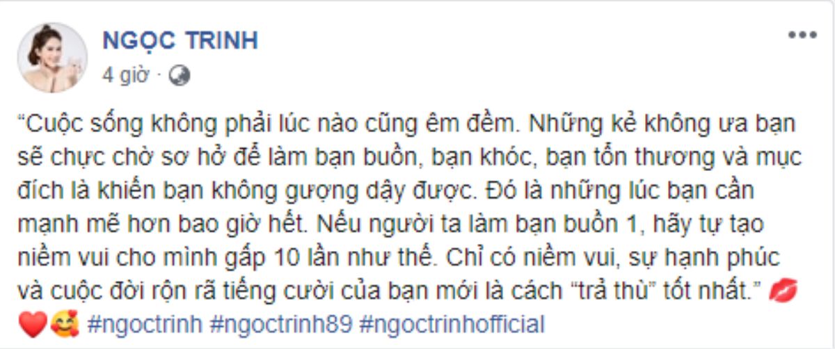 Ngọc Trinh tiết lộ 'cách trả thù tốt nhất với những kẻ không ưa', giữa nghi vấn bị Ngân 98 'đá đểu' Ảnh 2