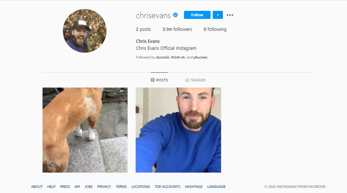 Chú Cap Chris Evans: Hôm trước tạo Instagram, hôm sau lôi ngay Chris Pratt ra 'khịa' Ảnh 3