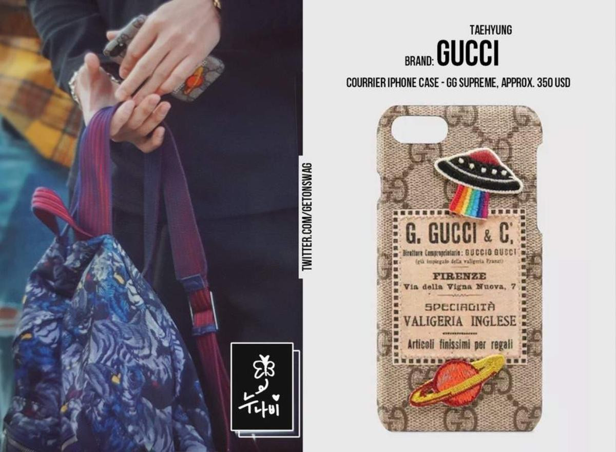 Soi loạt ốp lưng đắt giá bậc nhất của các thành viên BTS: Supreme, Gucci, LV đều có đủ! Ảnh 11