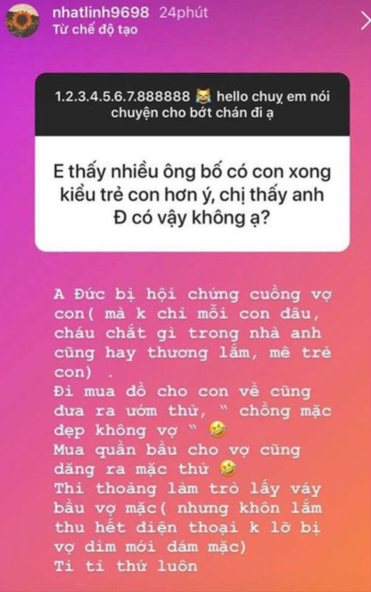 Nhật Linh lần đầu tiết lộ 'tật xấu' của chồng, Văn Đức liền có hành động gây chú ý Ảnh 3