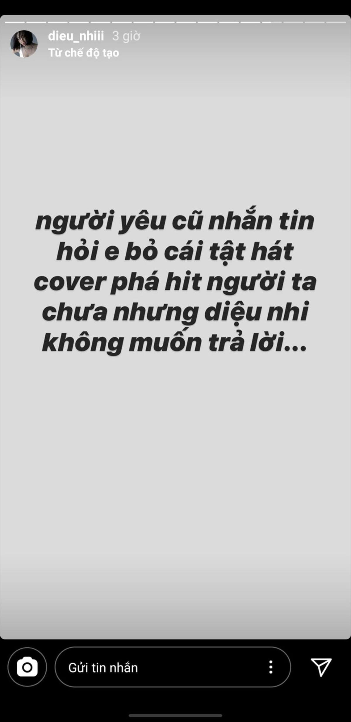 Bị hỏi bao giờ bỏ tật cover phá hit, Diệu Nhi mượn liền bài mới của Bích Phương để trả lời Ảnh 2