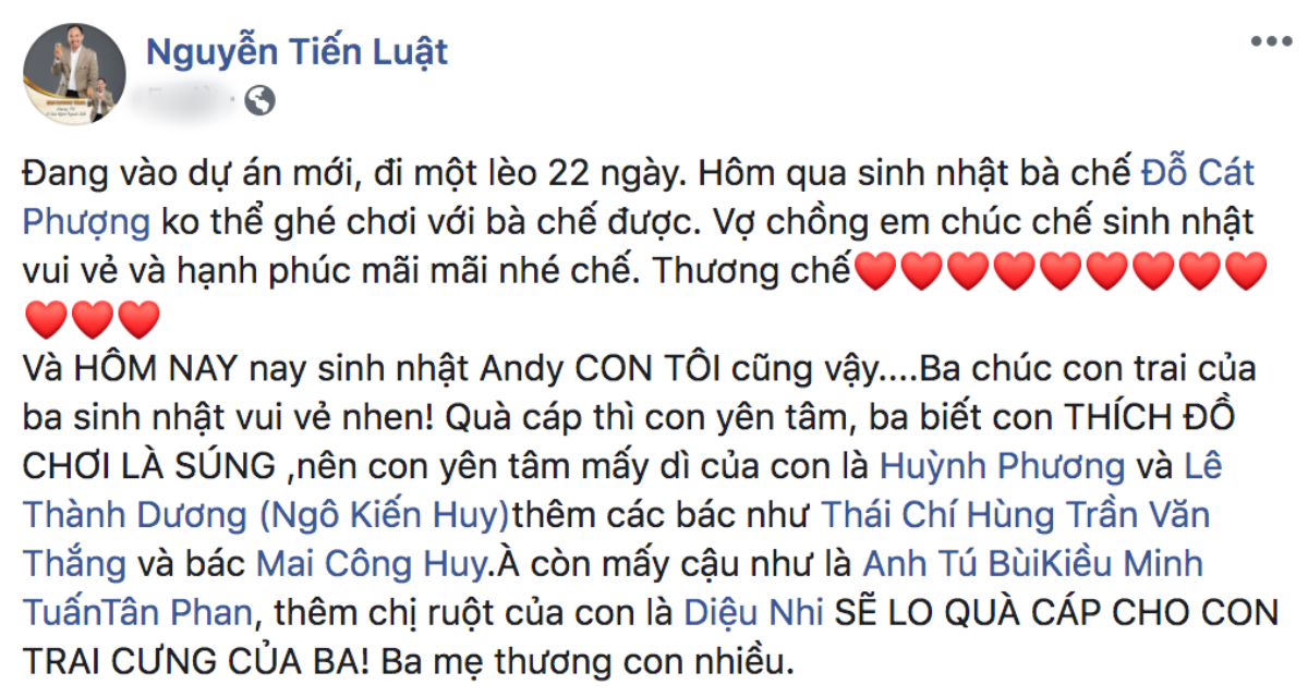 Thu Trang - Tiến Luật 'nhắc khéo' đồng nghiệp sinh nhật Andy, Diệu Nhi đáp trả 'lầy' không đỡ nổi Ảnh 1