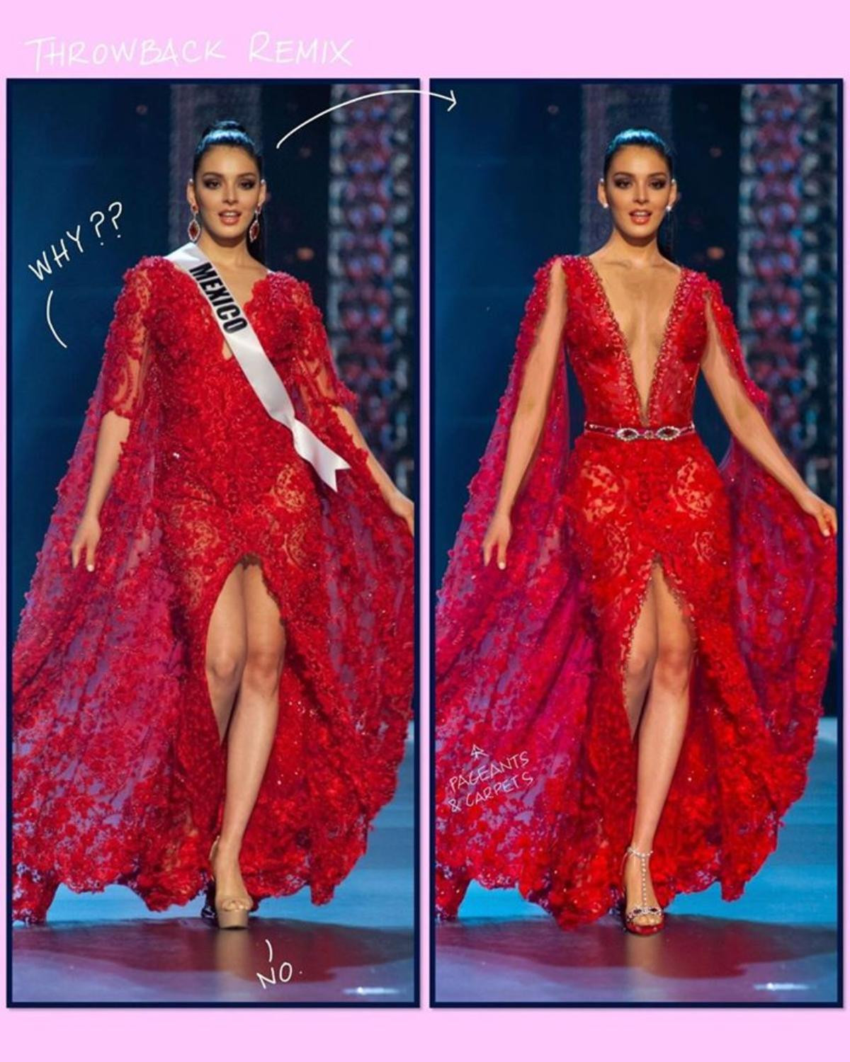 Váy dạ hội ở Miss Universe bị fan 'cắt chỉ may lại' và cái kết khiến ai cũng phải há hốc mồm Ảnh 4