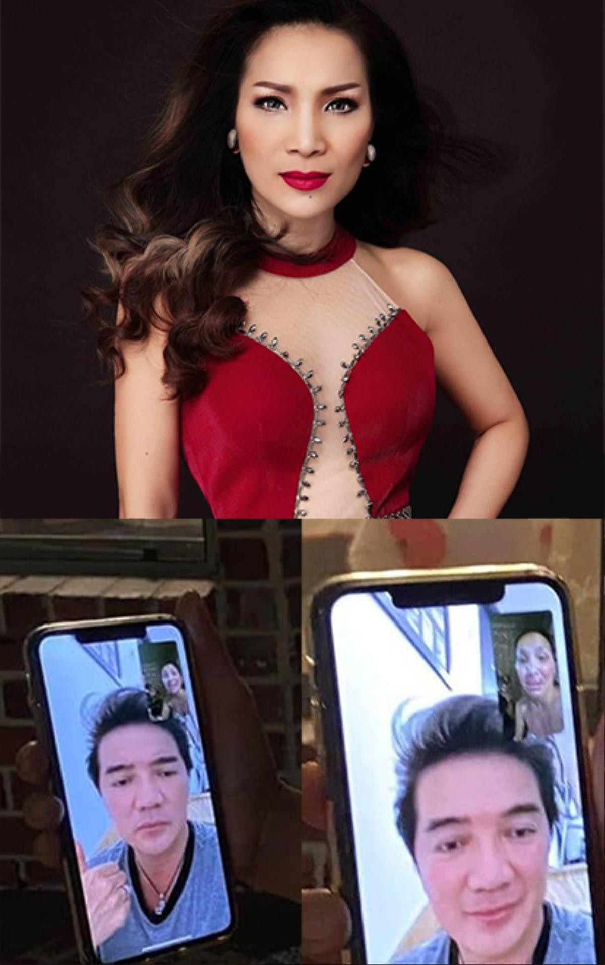 Hồng Ngọc lộ gương mặt bị bỏng nặng qua màn hình facetime cùng Đàm Vĩnh Hưng Ảnh 5