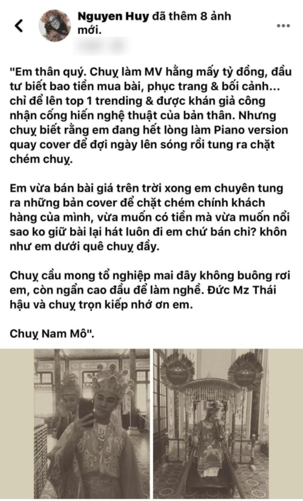 Cựu thành viên The Bells 'bóng gió' Mr. Siro bán bài giá trên trời, chơi chiêu dìm hàng Hòa Minzy Ảnh 2