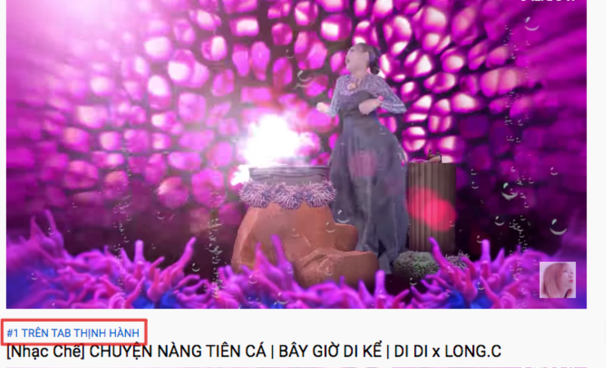 'Lung lay' Trending Youtube: Top 1 thịnh hành xoay chuyển, gọi tên Di Di cùng bản nhạc chế cổ tích đầy sắc màu Ảnh 2