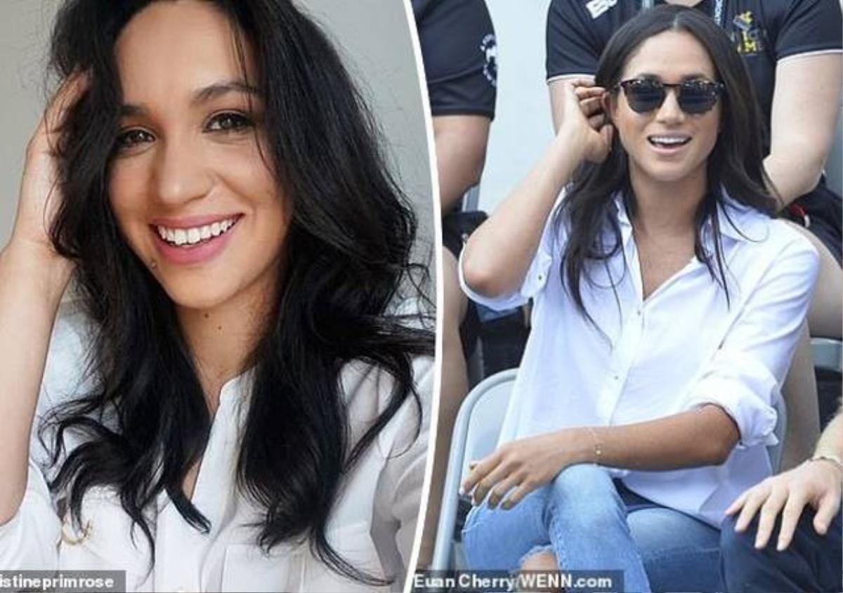 Nữ tiếp viên vô danh bỗng nổi tiếng khi ăn mặc và có nhan sắc giống Meghan Markle Ảnh 1