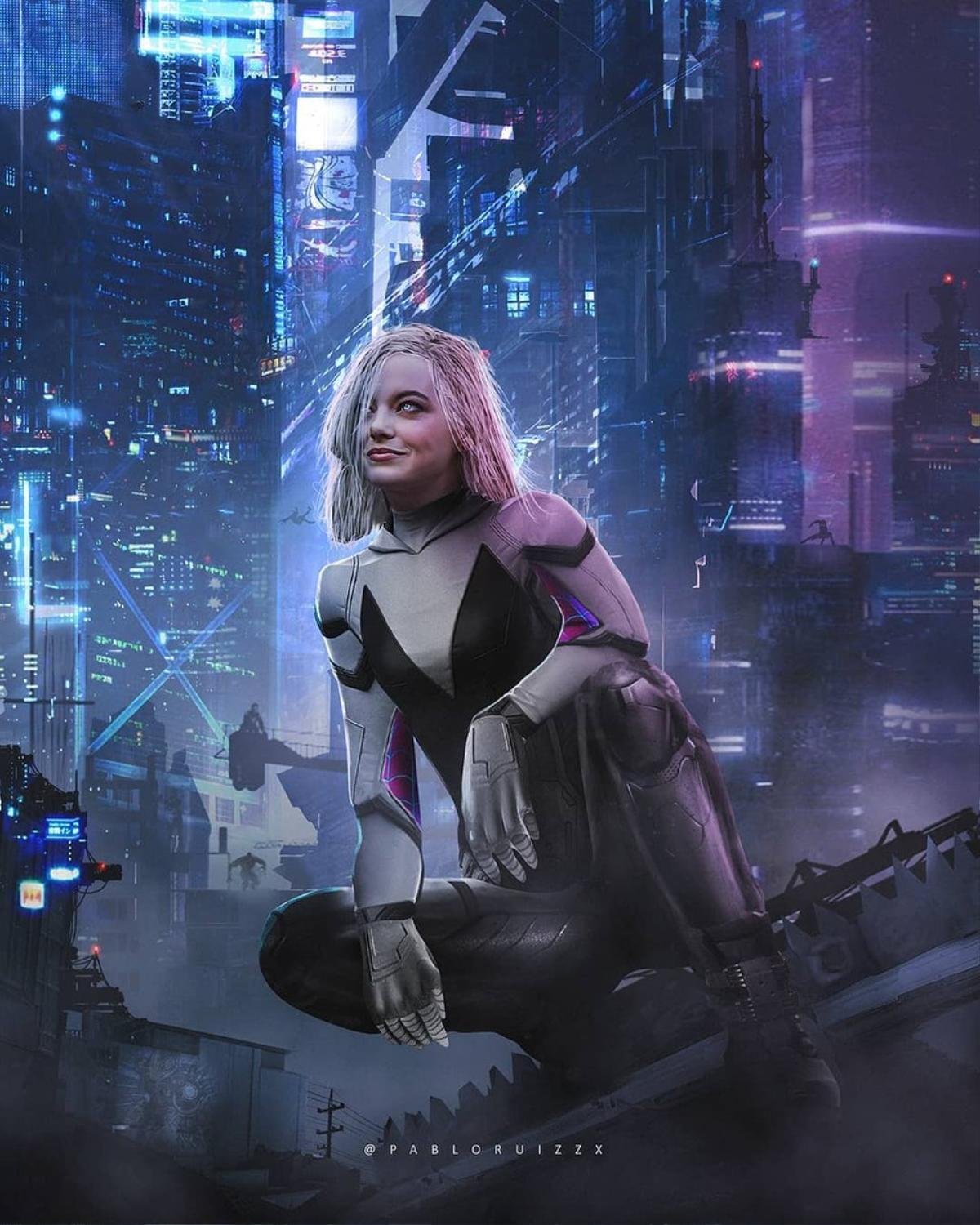 Sẽ ra sao nếu Emma Stone trở thành Spider-Gwen? Ảnh 3