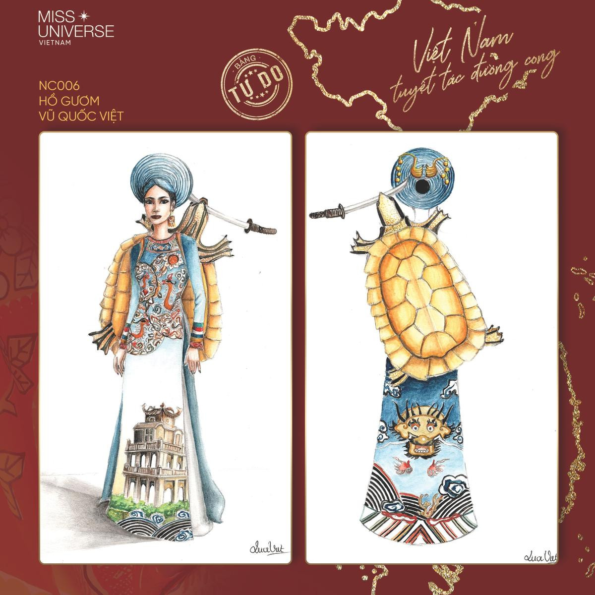 Cuộc chiến National Costume 2020: Có thiết kế mang tên Khánh Vân 'Đi đường quyền như Minh Hiếu' Ảnh 6