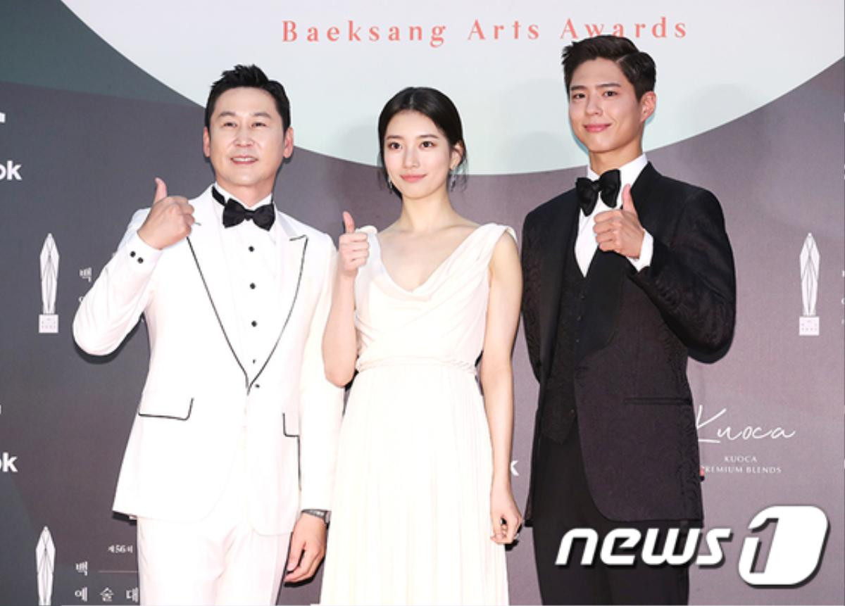 Thảm đỏ 'Baeksang 2020': Suzy sánh đôi Park Bo Gum, Ong Seong Woo - Kang Ha Neul điển trai Ảnh 4