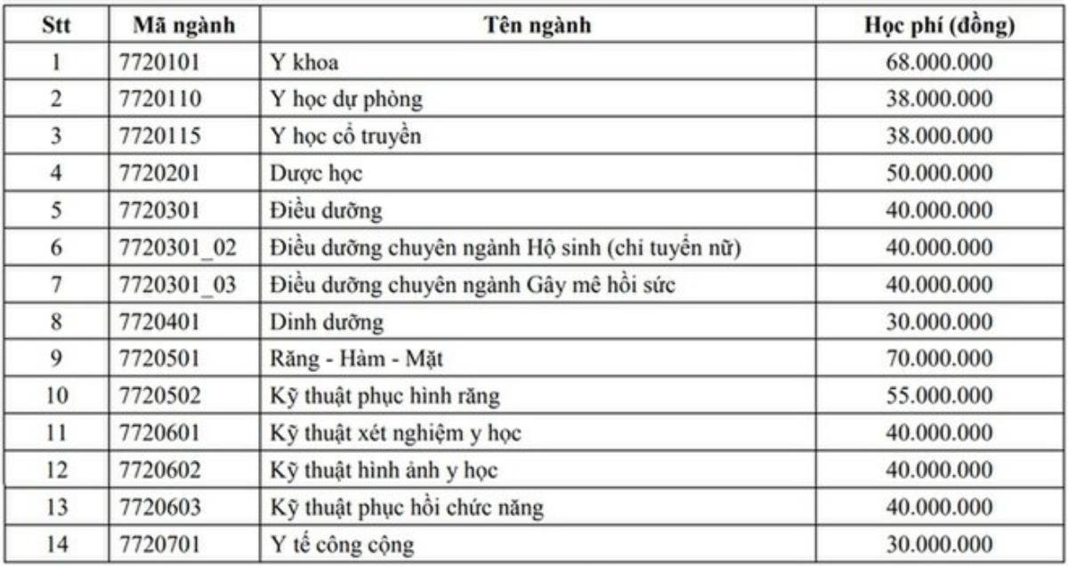 Bộ Y tế yêu cầu Đại học Y dược TP.HCM báo cáo, giải trình về việc tăng học phí Ảnh 1