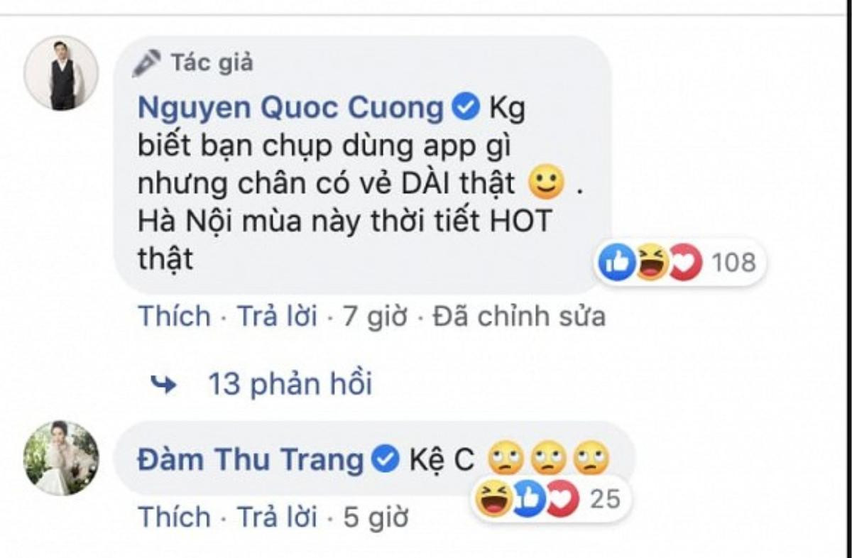 Cường Đô La bị dân mạng 'bóc phốt' khi khoe chân dài 'miên man' nhưng phản ứng bất ngờ của Đàm Thu Trang mới gây chú ý Ảnh 2