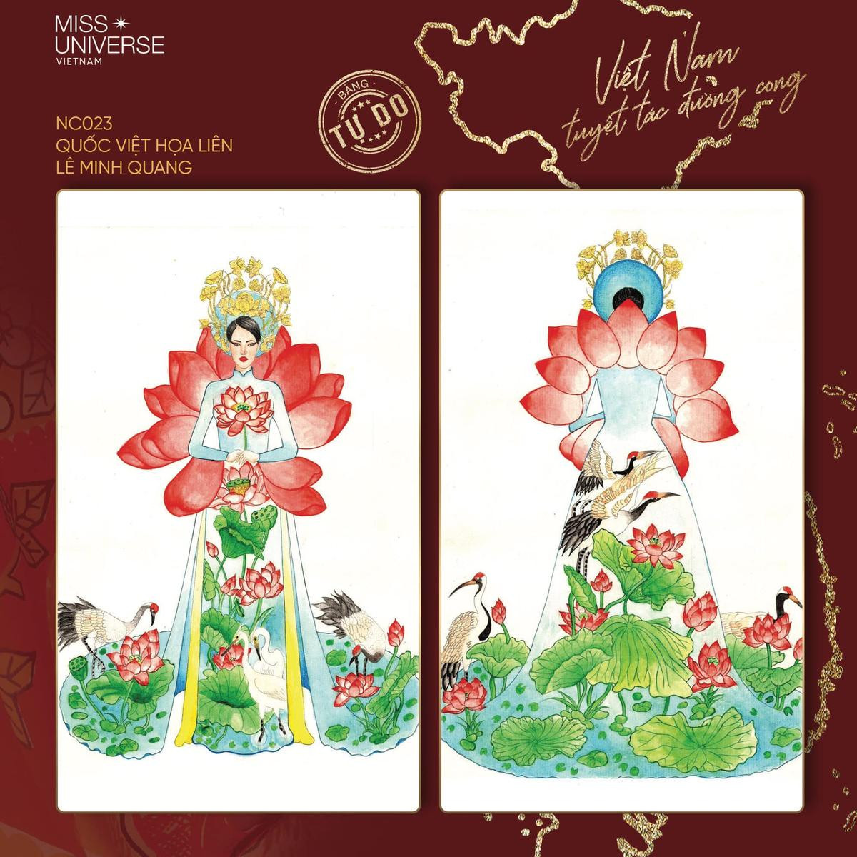 National Costume cho Khánh Vân: Xe đạp chở đầy phượng đỏ lộ diện, 'đám cưới quê' quá độc đáo Ảnh 5