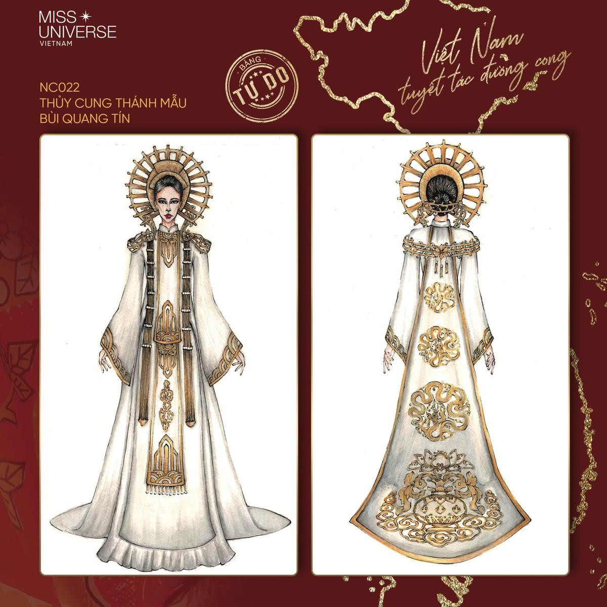 National Costume cho Khánh Vân: Xe đạp chở đầy phượng đỏ lộ diện, 'đám cưới quê' quá độc đáo Ảnh 6