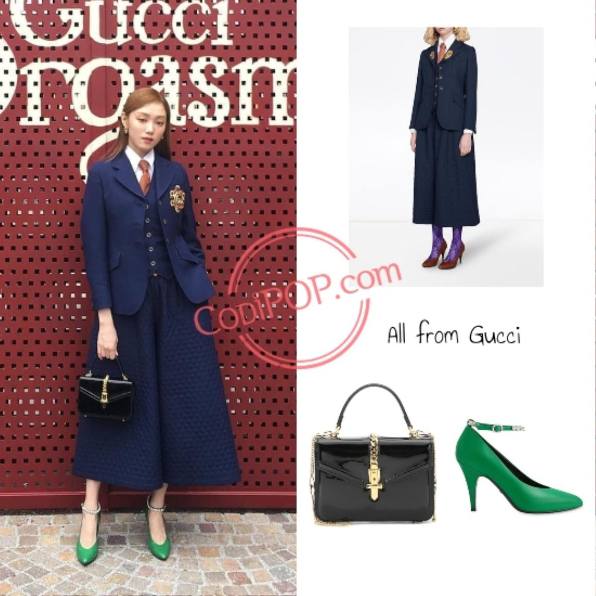 3 mỹ nhân Hàn diện suit Gucci 'cân' cả mẫu gốc, đỉnh nhất là chân dài xinh đẹp này Ảnh 6