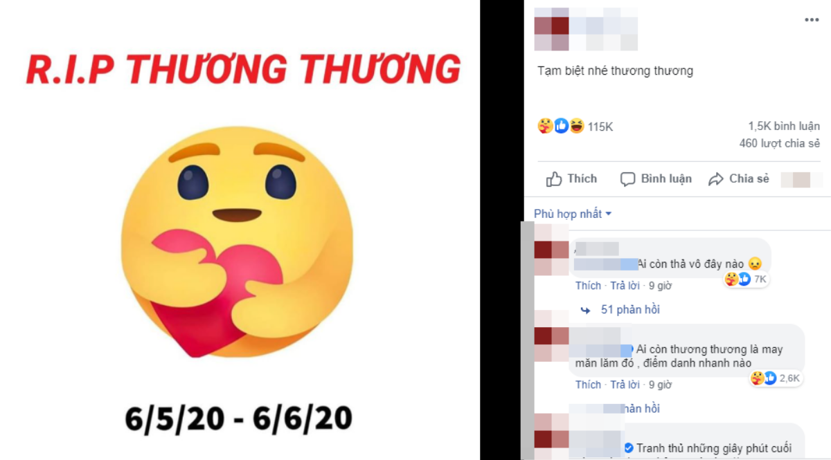 Thực hư việc biểu tượng cảm xúc ‘thương thương’ sẽ bị gỡ bỏ trên Facebook Ảnh 1