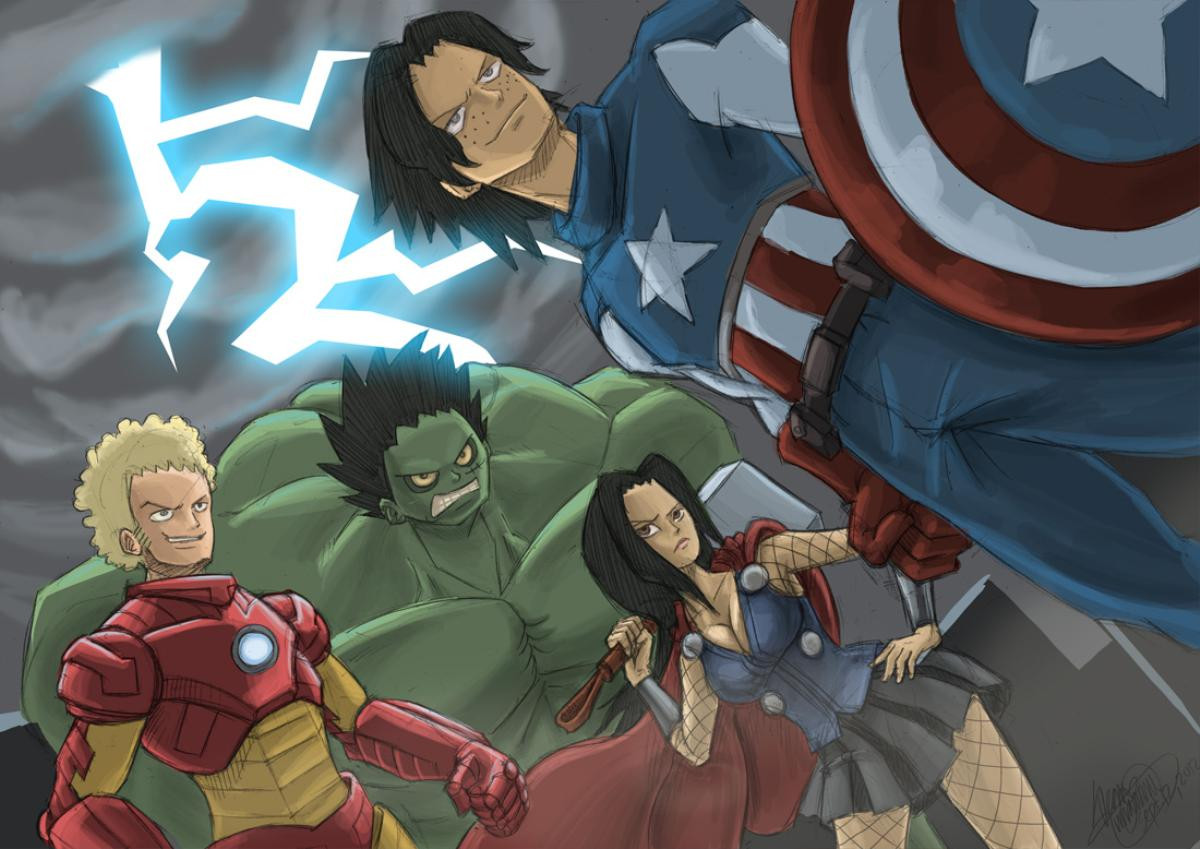 Sẽ thế nào nếu các nhân vật của One Piece trở thành Avengers? Ảnh 1