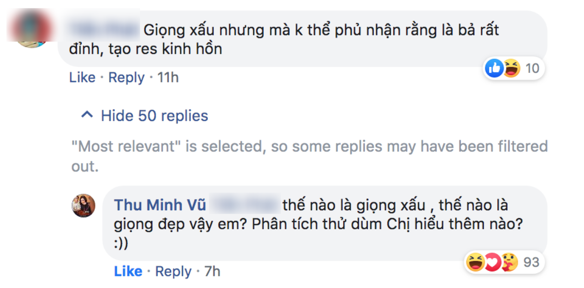 Bị chê 'giọng xấu', Thu Minh vào tận trang về Diva 'hỏi tội': 'Thế nào là giọng xấu, thế nào là giọng đẹp vậy em?' Ảnh 1