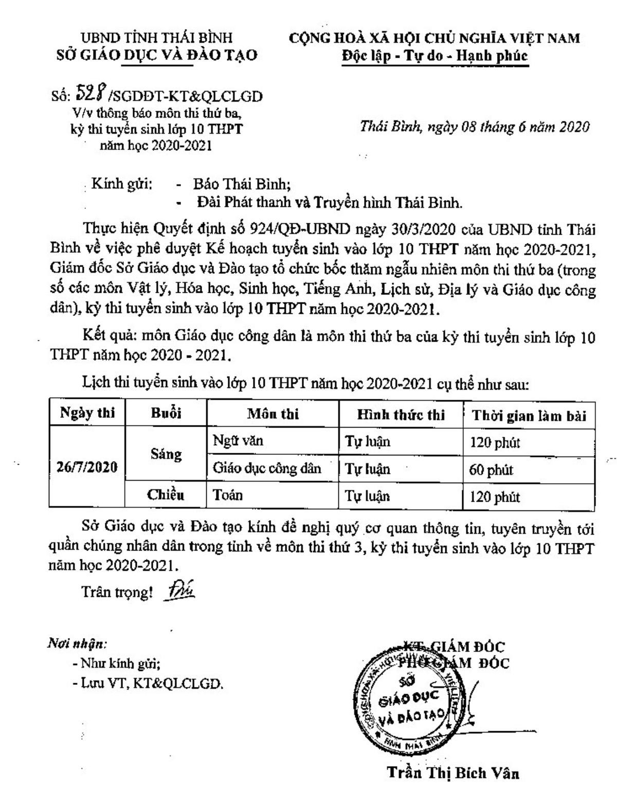 Giáo dục công dân trở thành môn thi chính trong kỳ thi tuyển sinh vào lớp 10 Ảnh 1