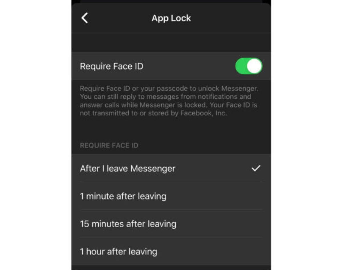 Người dùng Facebook Messenger sắp dùng được FaceID để khoá tin nhắn Ảnh 1