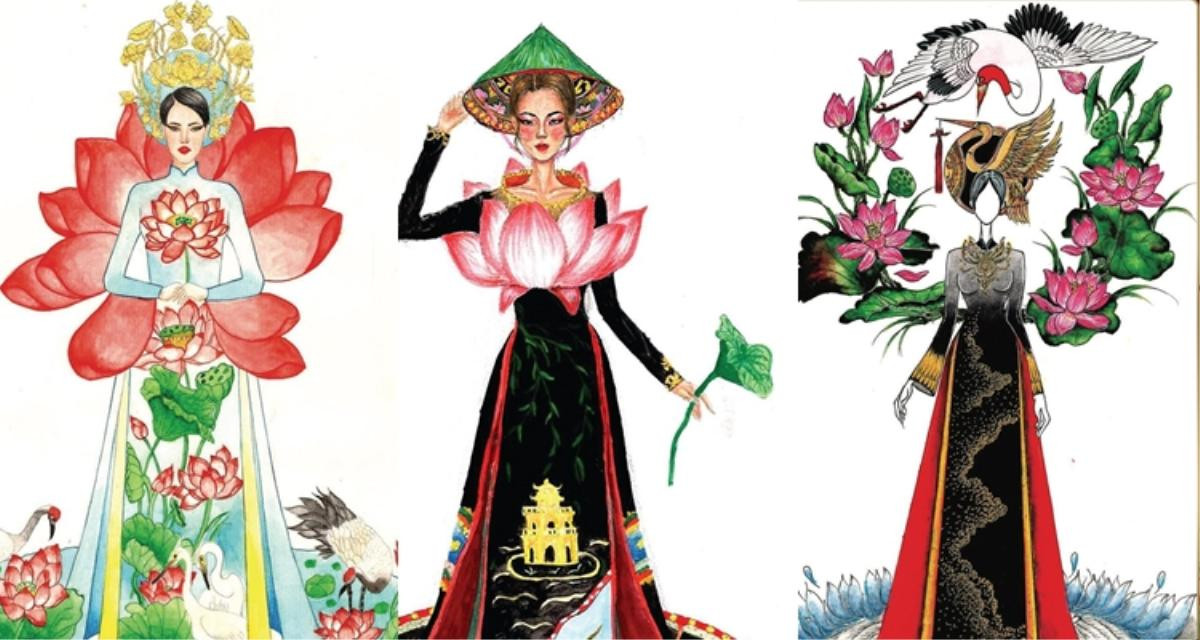 10 National Costume hoa sen đỉnh nhất: Hương Giang rực sáng, Hà Thu - Hoàng Hạnh đẹp xuất sắc Ảnh 4