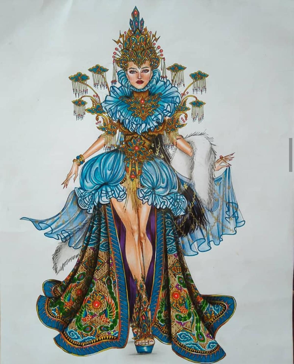 National Costume của Indonesia - Thái Lan hoành tráng lấn át Khánh Vân tại Miss Universe? Ảnh 4