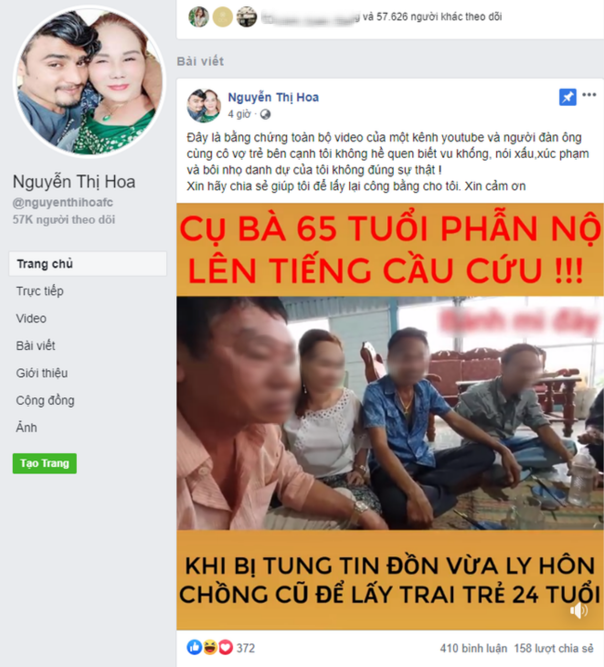 'Cô dâu 65 tuổi' nhờ pháp luật can thiệp khi bị vu khống và bôi nhọ danh dự trước tin đồn 'vội vàng ly hôn chồng cũ để lấy trai trẻ 24 tuổi' Ảnh 2