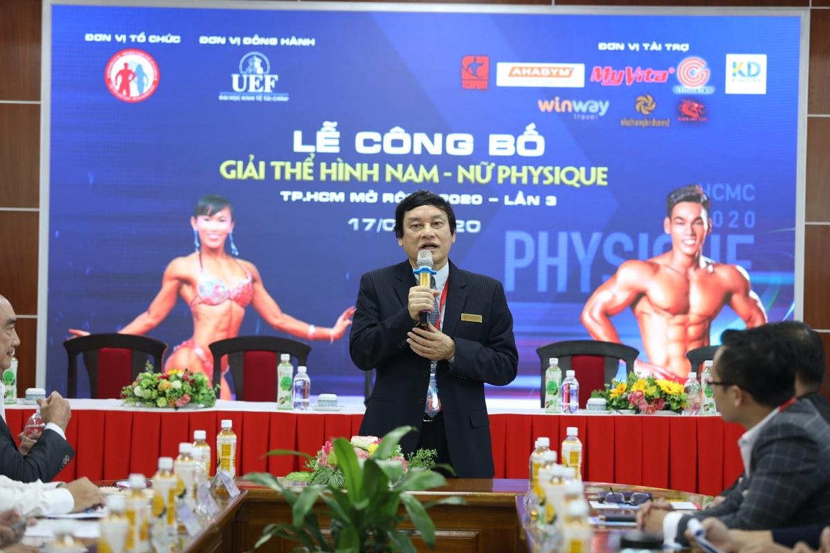 Giải vô địch thể hình nam - nữ Physique TP.HCM mở rộng lần 3 được tổ chức tại Đại học Kinh tế - Tài chính Ảnh 3