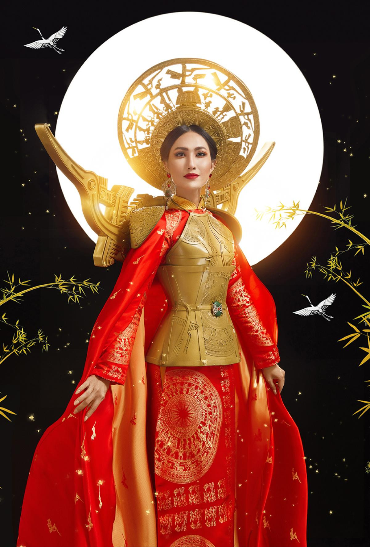 Hoài Sa có National Costume 'Bà Triệu', Khánh Vân mang 'Trưng Nữ Vương' oanh tạc Miss Universe? Ảnh 5