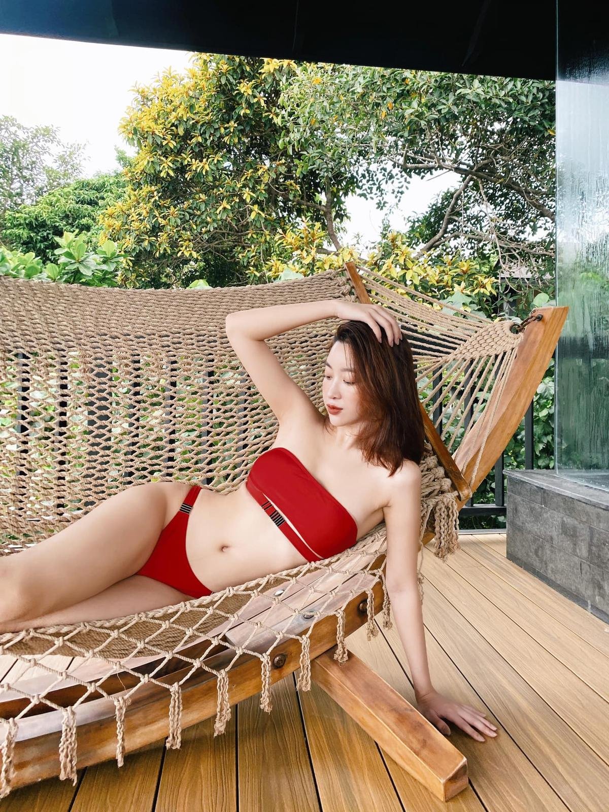 Đỗ Mỹ Linh - Tiểu Vy - Lương Thùy Linh khoe body quyến rũ: Quá tiếc Miss World không thi Bikini! Ảnh 2