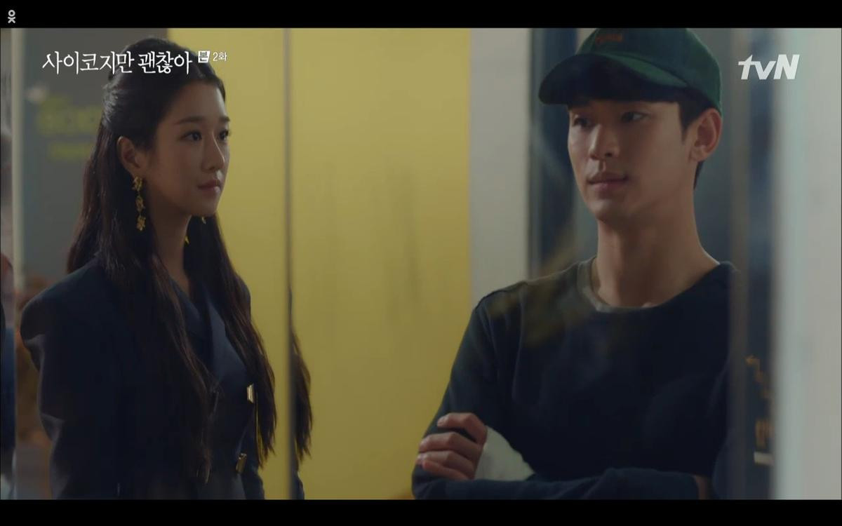 'It’s Okay to Not Be Okay' tập 2: 'Điên nữ' Seo Ye Ji vô tư đánh người để bảo vệ 'crush' Kim Soo Hyun Ảnh 23