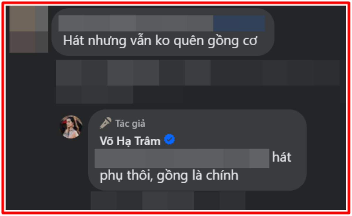 Bị nhận xét 'hát nhưng không quên gồng cơ', Võ Hạ Trâm phản ứng ra sao? Ảnh 3