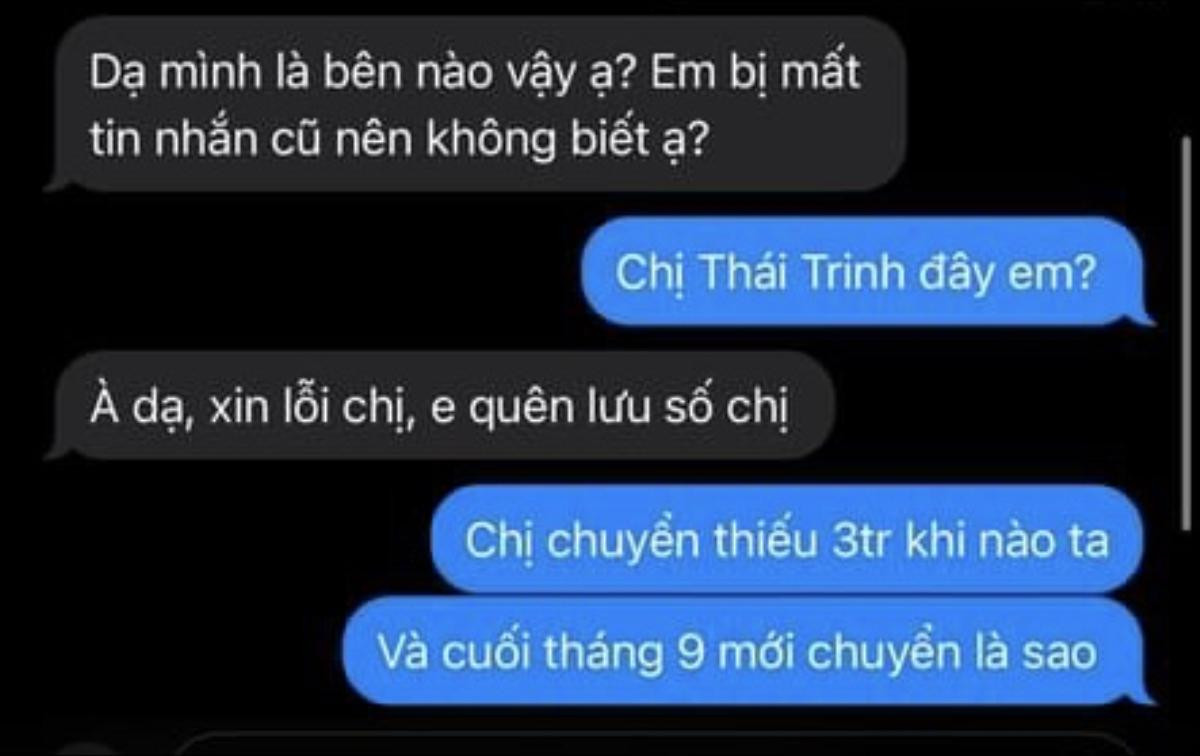 Thái Trinh lên tiếng về thông tin quỵt tiền học của O Sen Ngọc Mai Ảnh 4