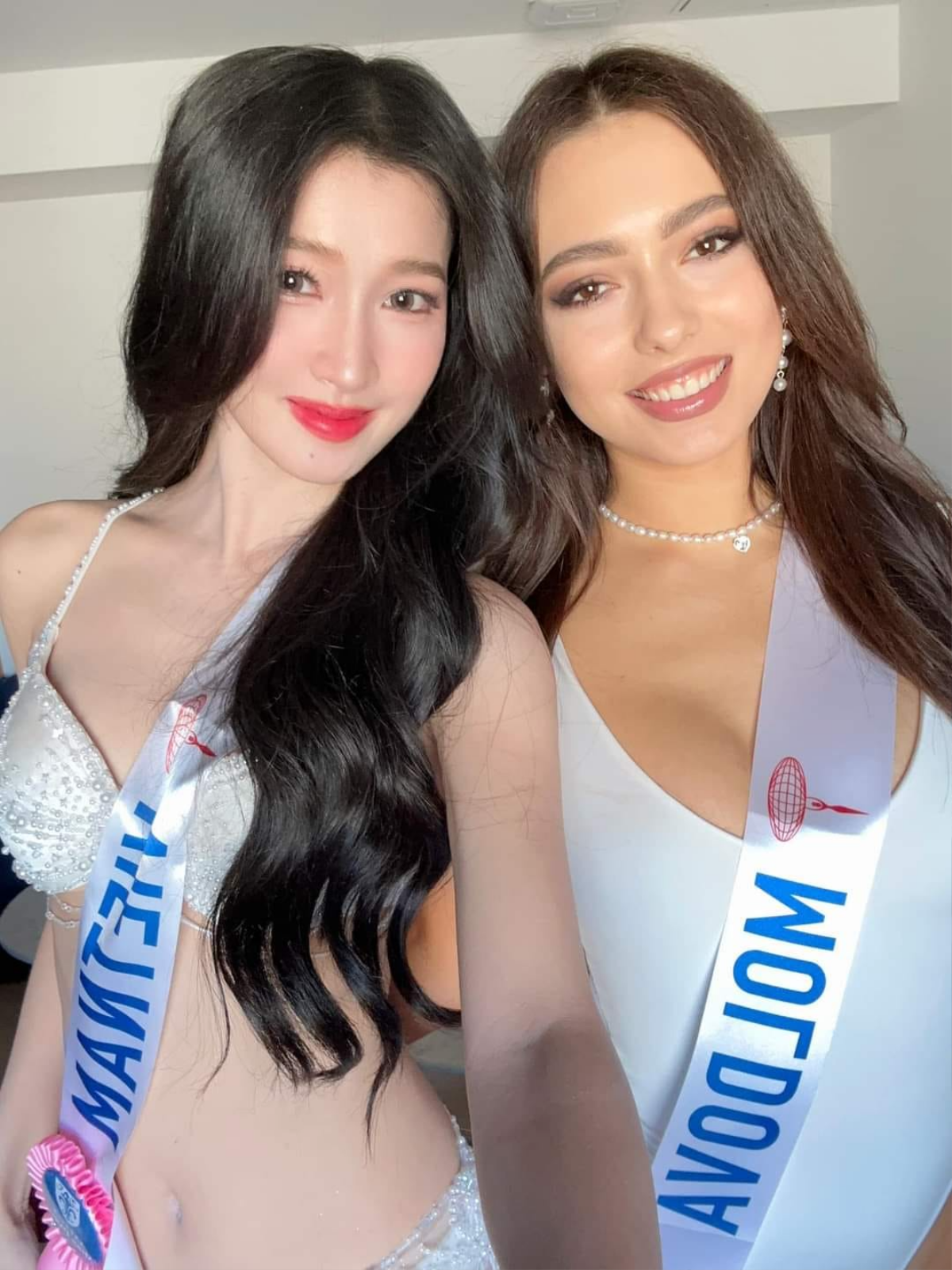 Phương Nhi khoe sắc 'xinh như thiên thần' với váy lông vũ tại Miss International Ảnh 6