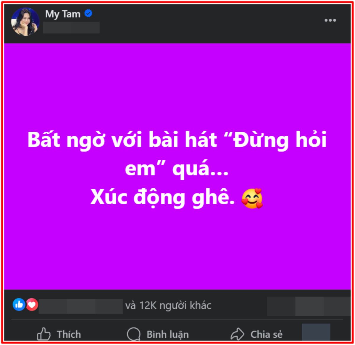 Mỹ Tâm xúc động vì một bài hát, có liên quan đến Mai Tài Phến? Ảnh 1