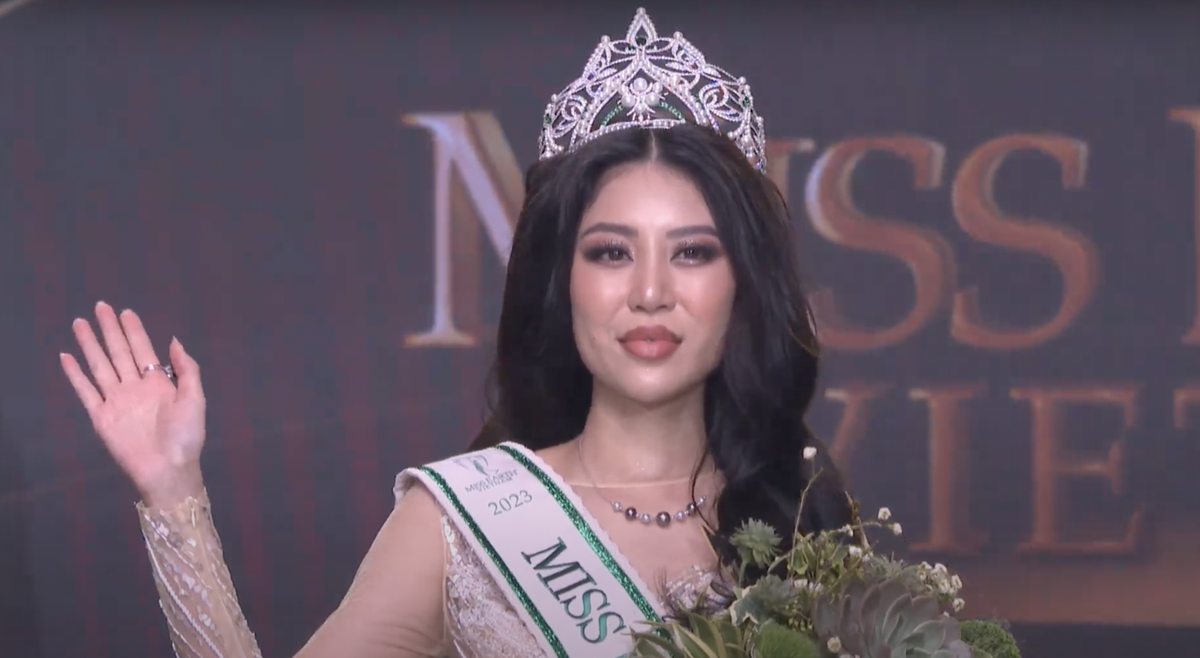 Học trò Khánh Vân đăng quang Miss Earth Vietnam 2023 Ảnh 1