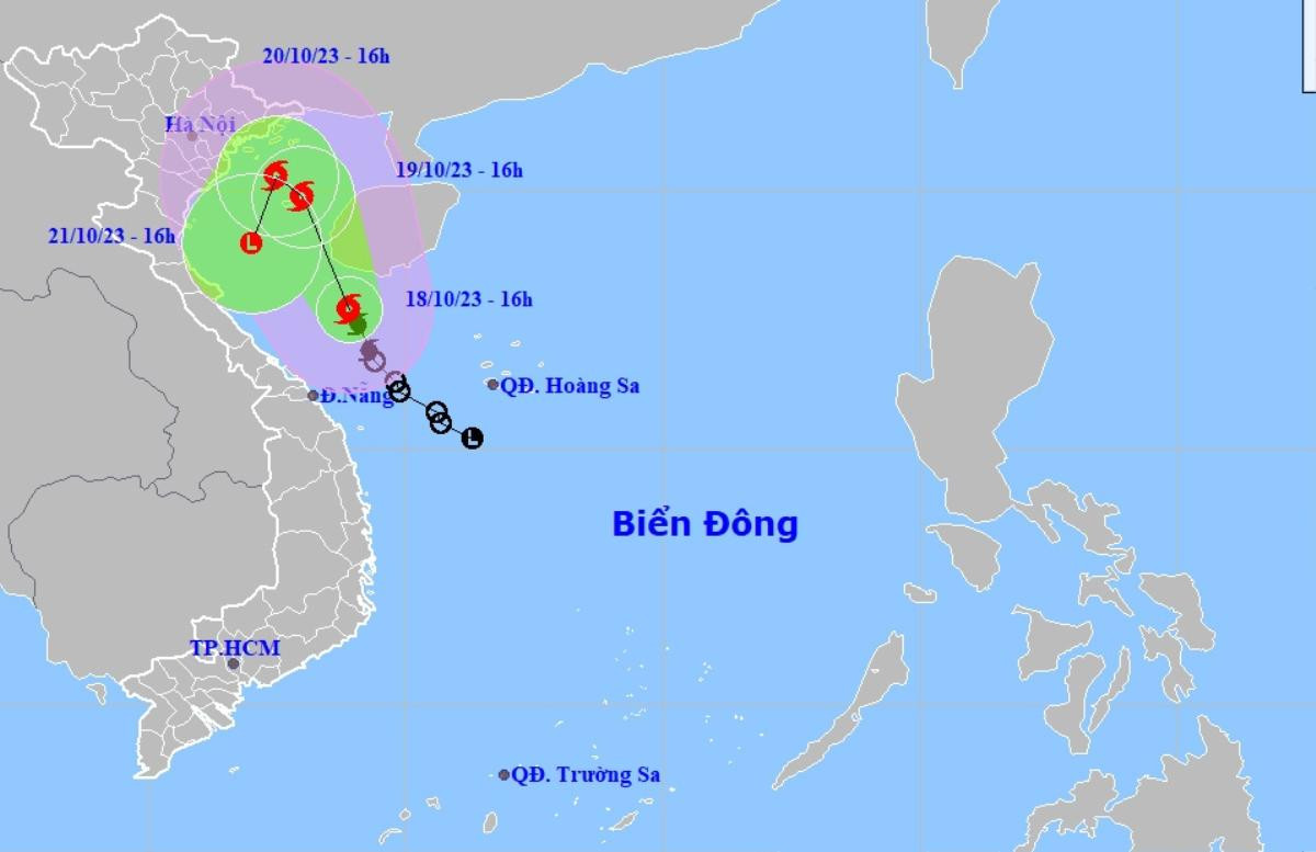 Bão số 5 mạnh thêm, miền Bắc đón không khí lạnh Ảnh 1