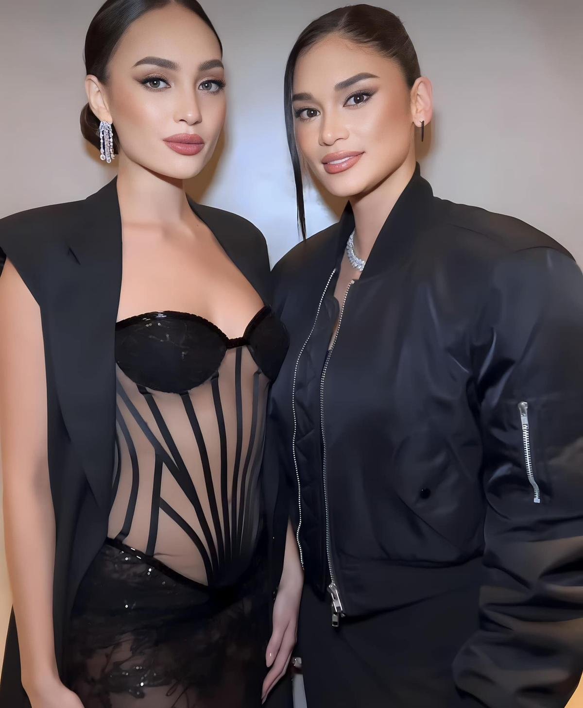 Pia Wurtzbach đọ sắc cùng đàn em, visual lấn lướt luôn cả đương kim HH Hoàn vũ Ảnh 1