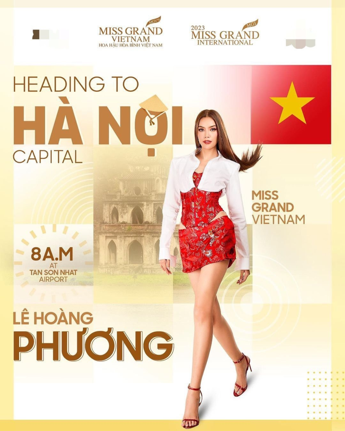 Lê Hoàng Phương lộ rõ sự khác biệt 'bỏ xa' dàn Hoa hậu cùng đi khi thi MGI Ảnh 1