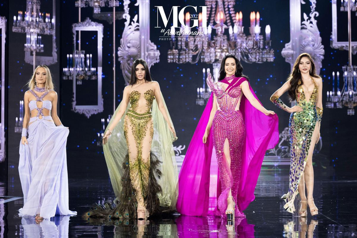 Evening Gown bán kết MGI: Đại diện Thái Lan gặp sự cố, Hoàng Phương kết màn mãn nhãn Ảnh 8