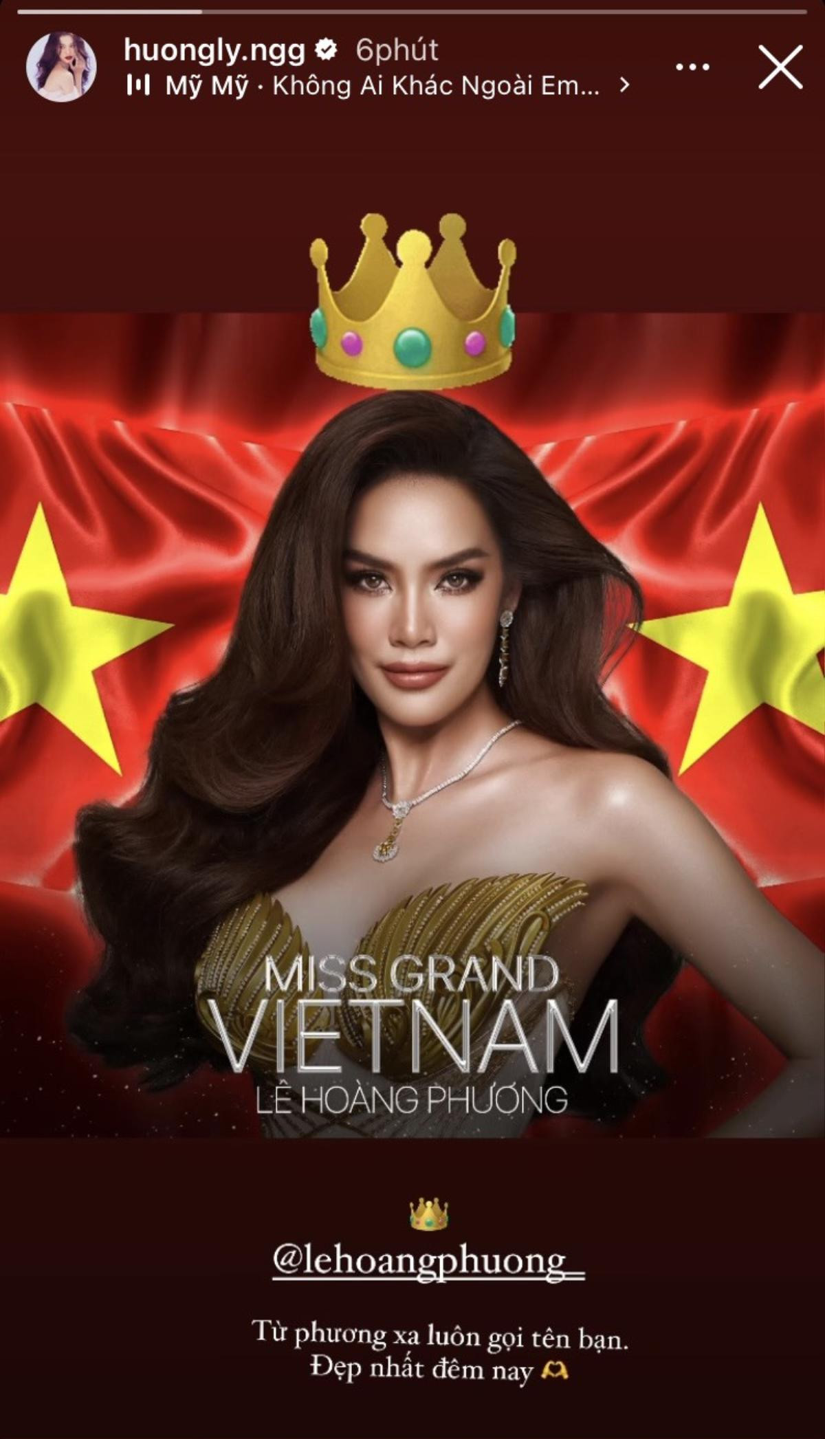 Sao Vbiz đồng lòng ủng hộ Lê Hoàng Phương trước thềm chung kết Miss Grand International 2023 Ảnh 7